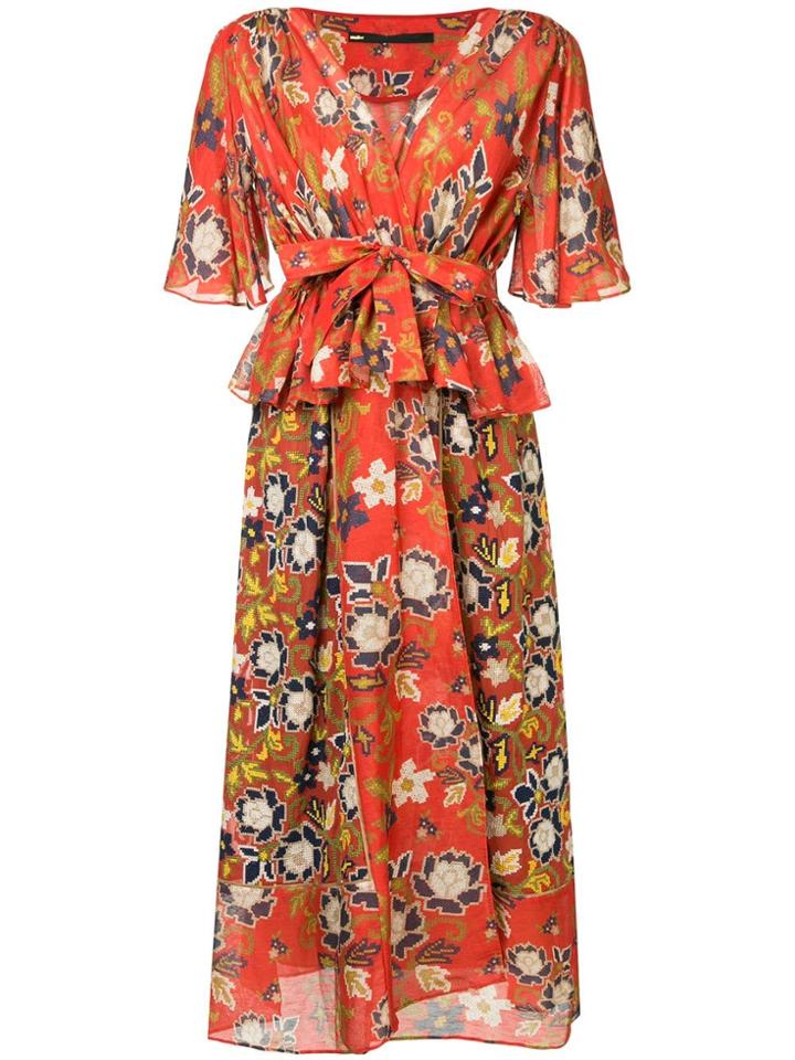 Muller Of Yoshiokubo Abiquiu Gown Dress - Red