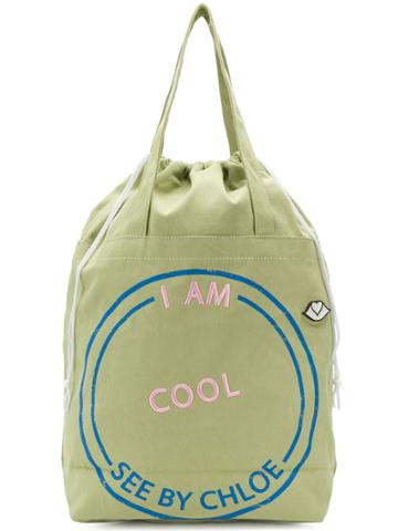 See By Chloé I Am Cool Tote Bag - Green