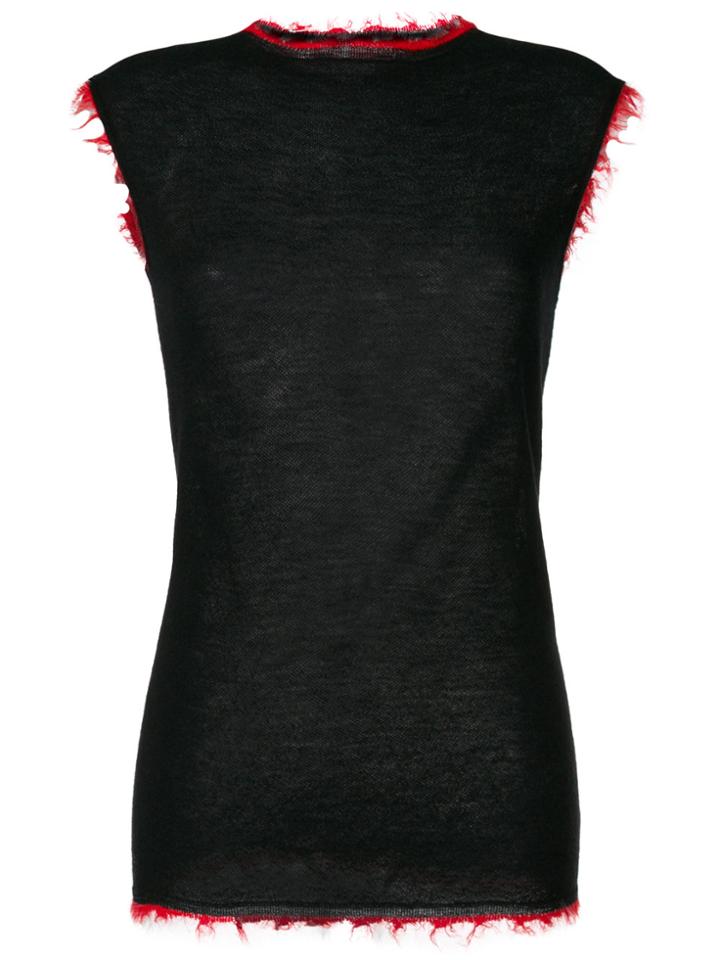 Helmut Lang Sleeveless Top - Black