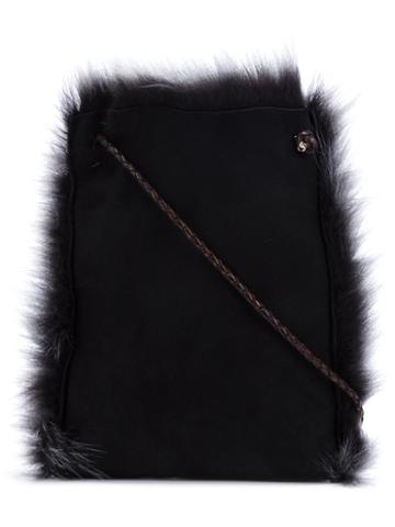 B May Shearling Cross-body Bag
