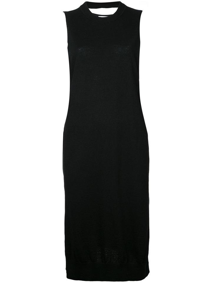 Astraet - Crew Neck Knit Dress - Women - Hemp - One Size, Black, Hemp