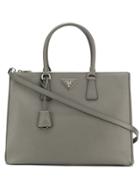 Prada Galleria Large Tote Bag - Grey