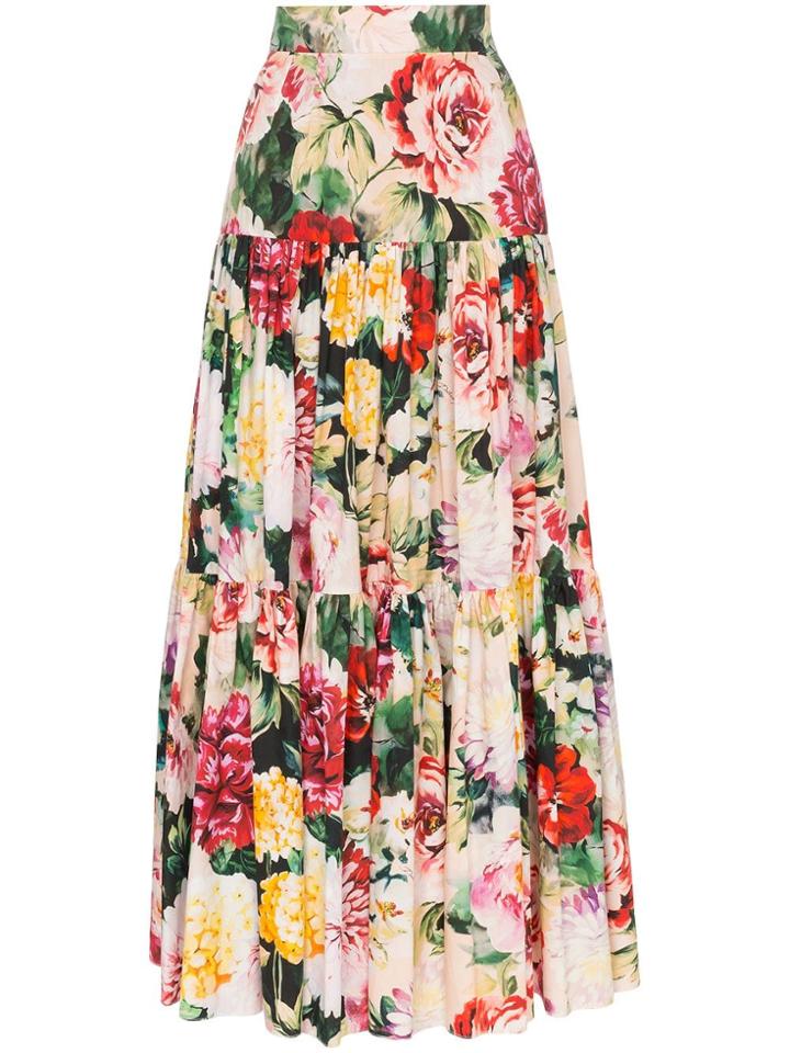 Dolce & Gabbana Dg Skt Trd Flrl Maxi - Multicoloured