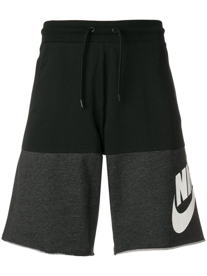 Nike Logo Drawstring Shorts - Black