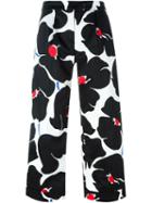 Boutique Moschino Floral Print Cropped Trousers