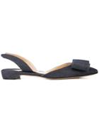 Paul Andrew Rhea Bow Mules - Blue