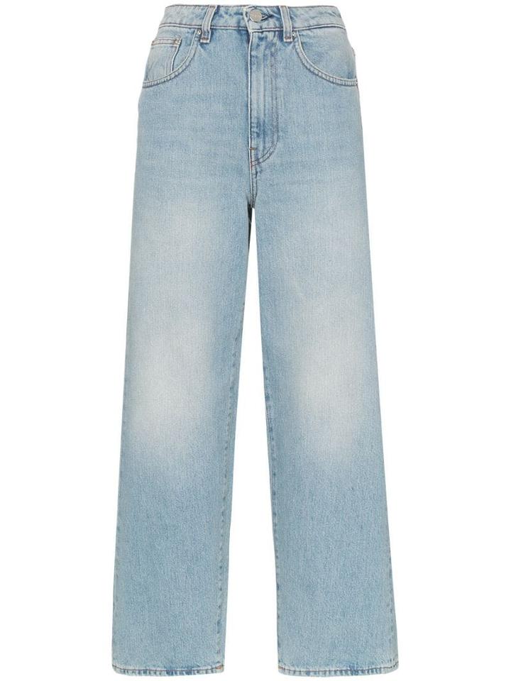 Toteme High-waisted Flared Jeans - Blue
