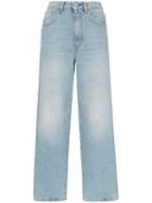 Toteme High-waisted Flared Jeans - Blue
