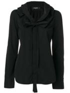 Dsquared2 Ruffled Trim Blouse - Black