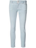 Closed - Cropped Skinny Jeans - Women - Cotton/spandex/elastane - 25, Blue, Cotton/spandex/elastane