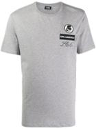 Karl Lagerfeld Stitched Logo T-shirt - Grey