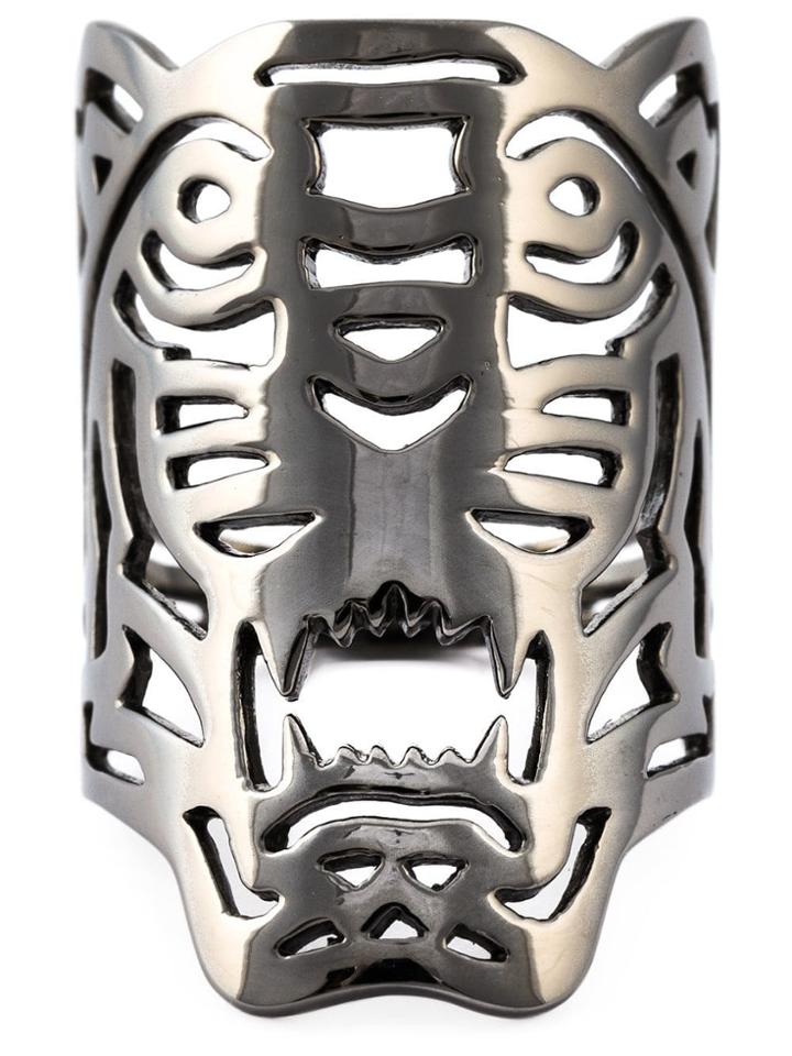 Kenzo Big 'tiger' Ring - Metallic
