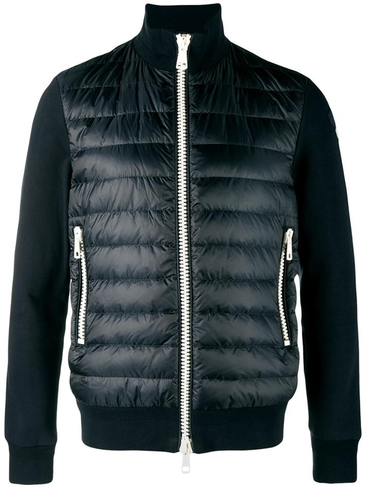 Moncler Down-filled Jersey Jacket - Blue