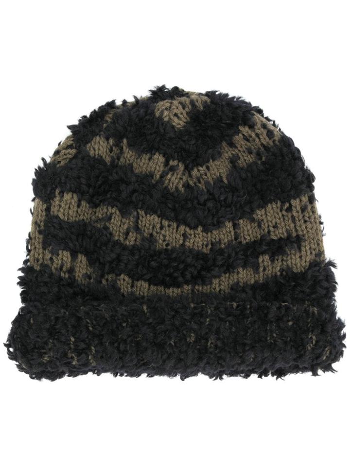 Stella Mccartney Chunky Knit Beanie - Black