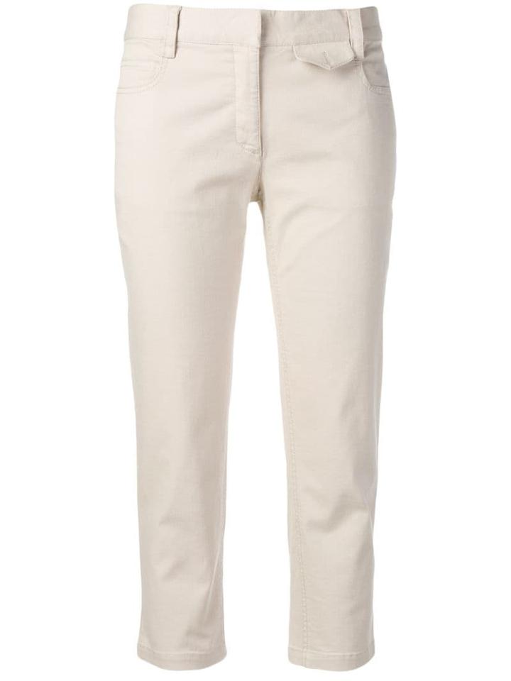 Prada Pre-owned 2000's Cropped Jeans - Neutrals
