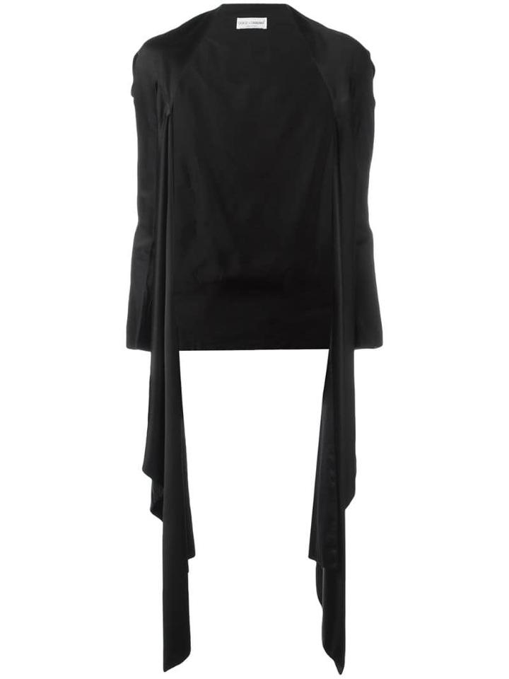 Dolce & Gabbana Pre-owned Draped Kimono Jacket - Black