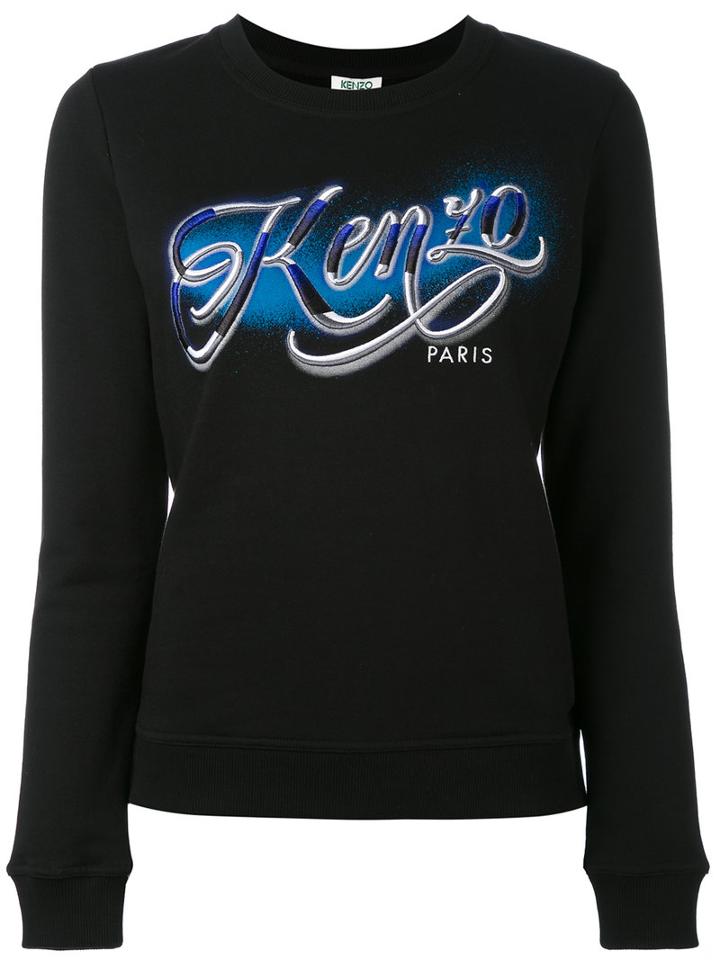 Kenzo - Kenzo Lyrics Sweatshirt - Women - Cotton - Xs, Black, Cotton