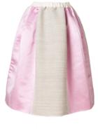 Marni Drill Panelled Skirt - Nude & Neutrals