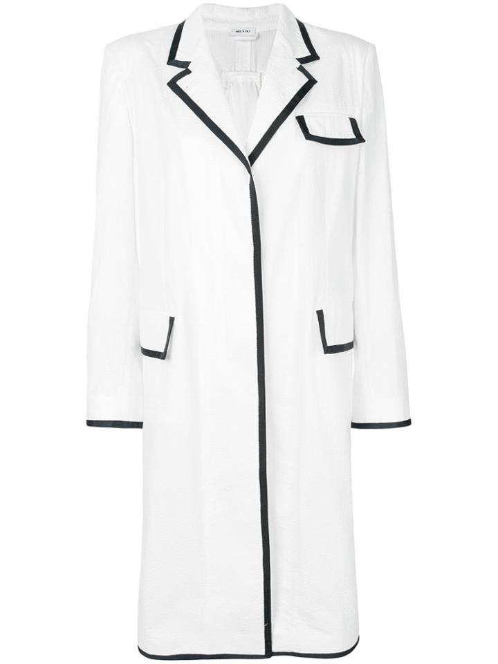Thom Browne Contrast Trim Coat - Unavailable