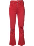 Adaptation Cropped Trousers - Red