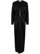 Racil Embellished Ruched Dress - Black