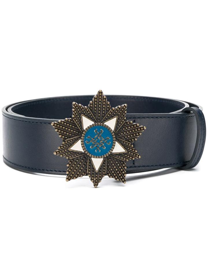 Mr & Mrs Italy Star Buckle Belt - Blue