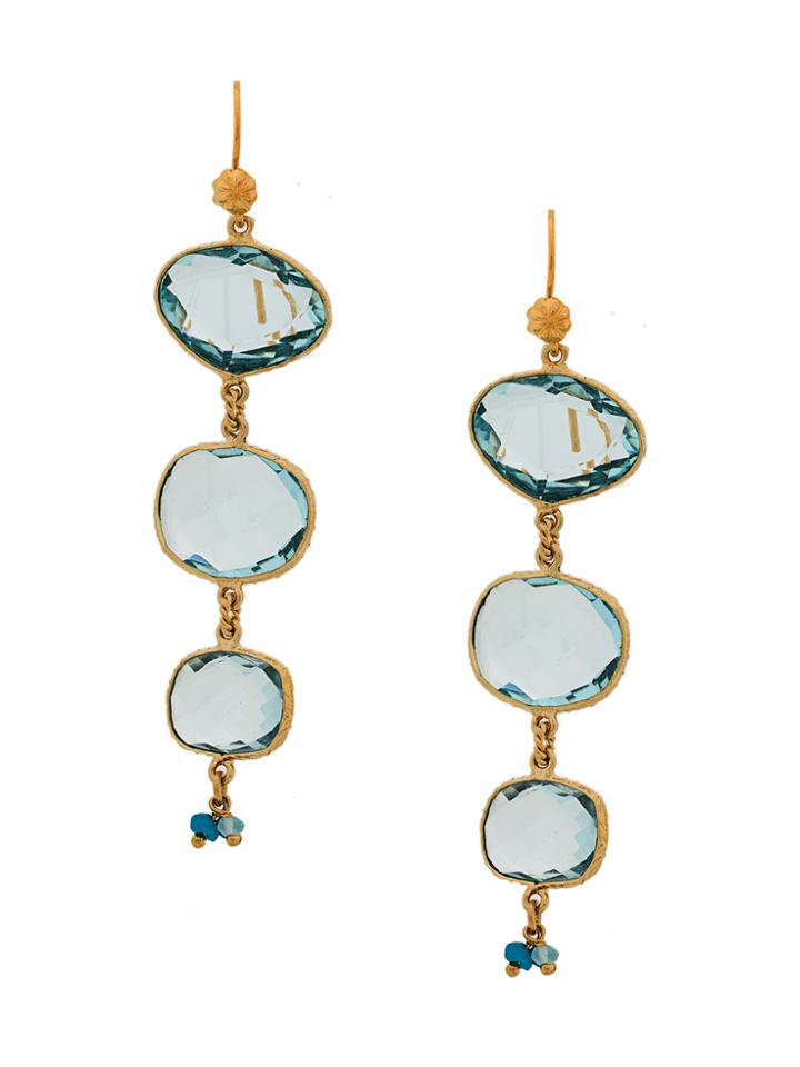 Gas Bijoux Silene Earrings - Blue