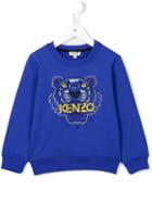 Kenzo Kids 'tiger' Sweatshirt, Boy's, Size: 6 Yrs, Blue