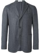 Boglioli Three-button Blazer, Men's, Size: 48, Grey, Acetate/cupro/cashmere/wool