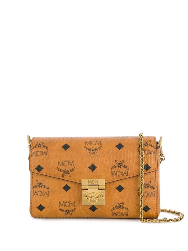 Mcm Monogram Print Belt Bag - Brown