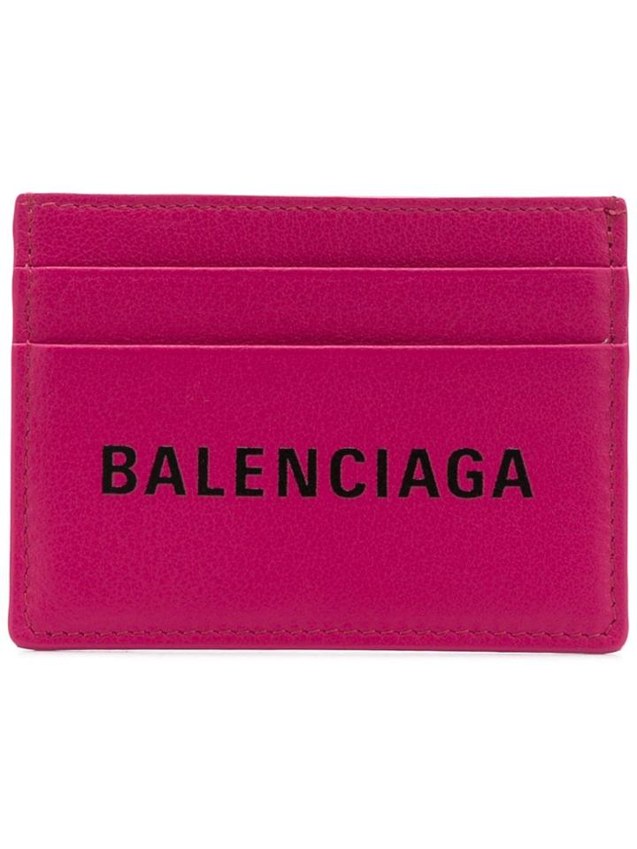 Balenciaga Everyd.l. Multi Card - Pink & Purple