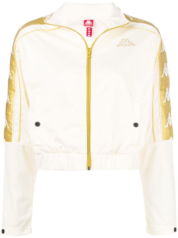 Kappa Side Logo Bomber Jacket - White