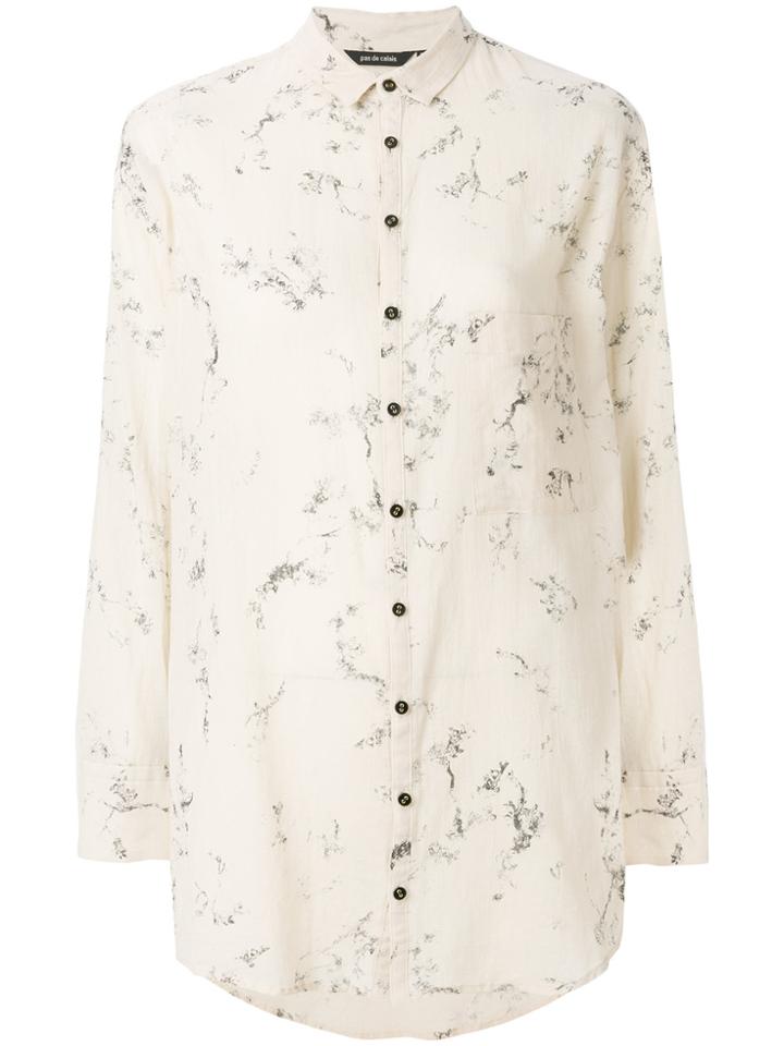 Pas De Calais Printed Shirt - Nude & Neutrals