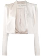 Alice+olivia Cropped Jacket - Nude & Neutrals