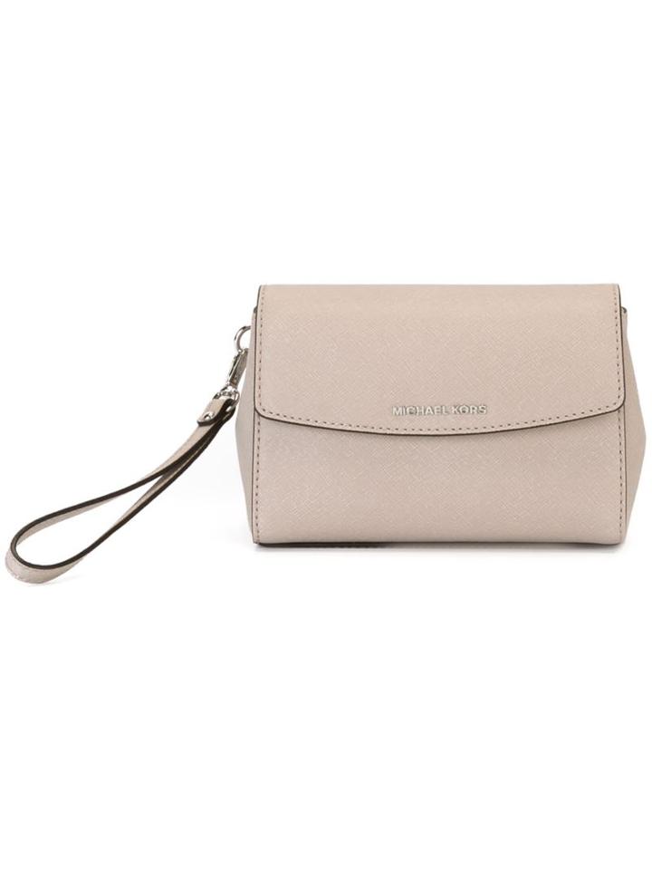 Michael Michael Kors 'ava' Wristlet Clutch, Women's, Grey