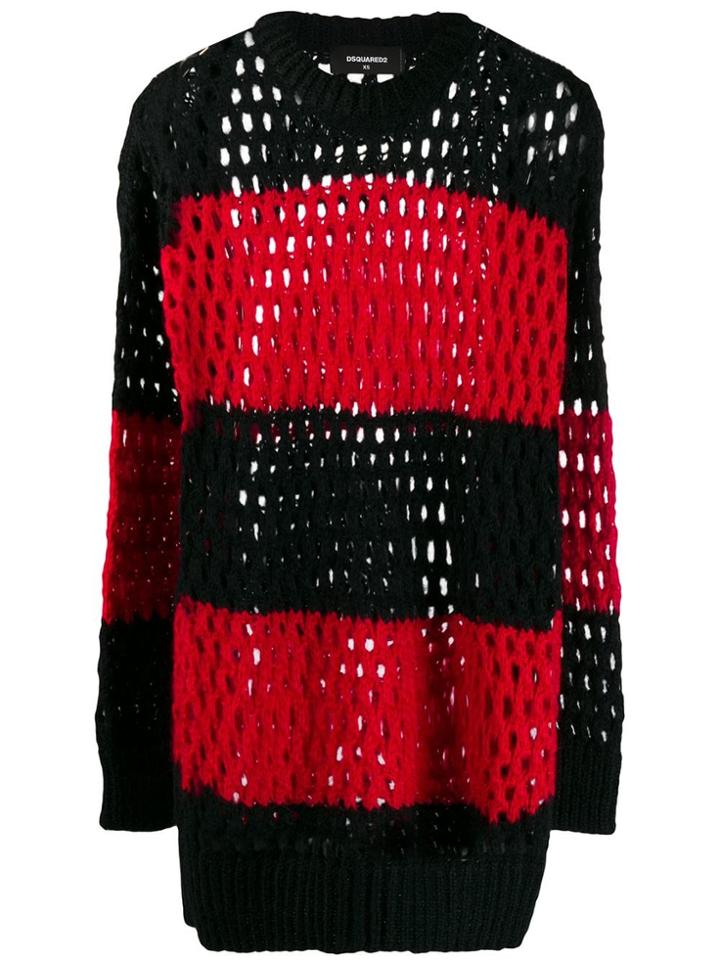 Dsquared2 Oversized Chunky Jumper - Black