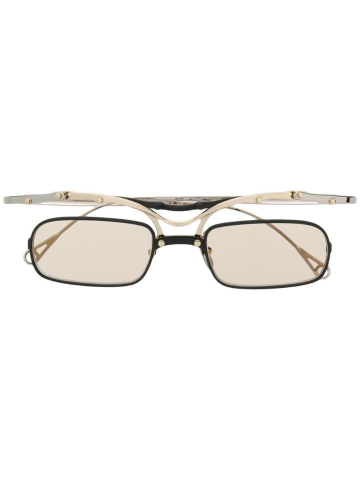 Innerraum Rectangular Shaped Sunglasses - Silver