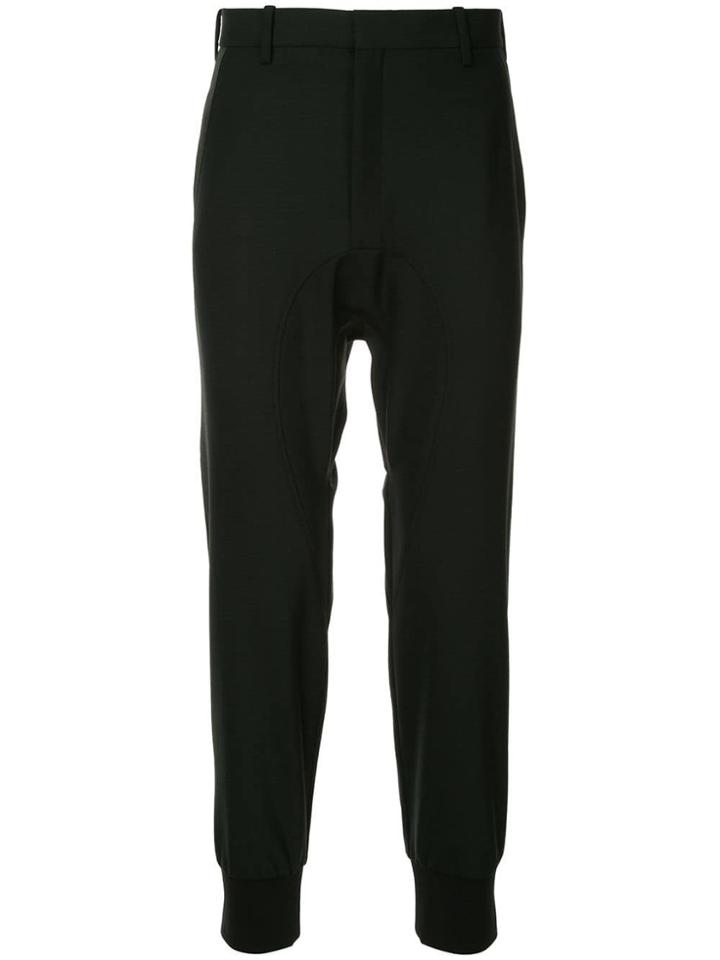 Neil Barrett Casual Dropped-crotch Trousers - Black