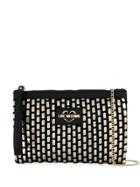 Love Moschino Geometric Pattern Clutch Bag - Gold
