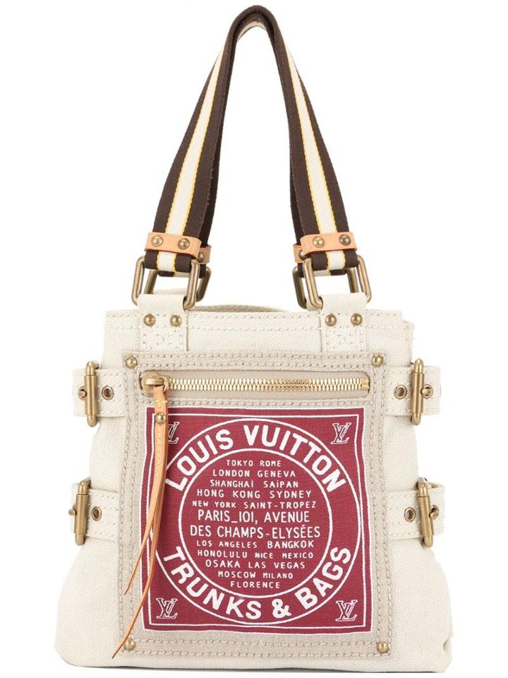 Louis Vuitton Pre-owned Globe Shopper Pm 2006 Cruise Line Bag - White