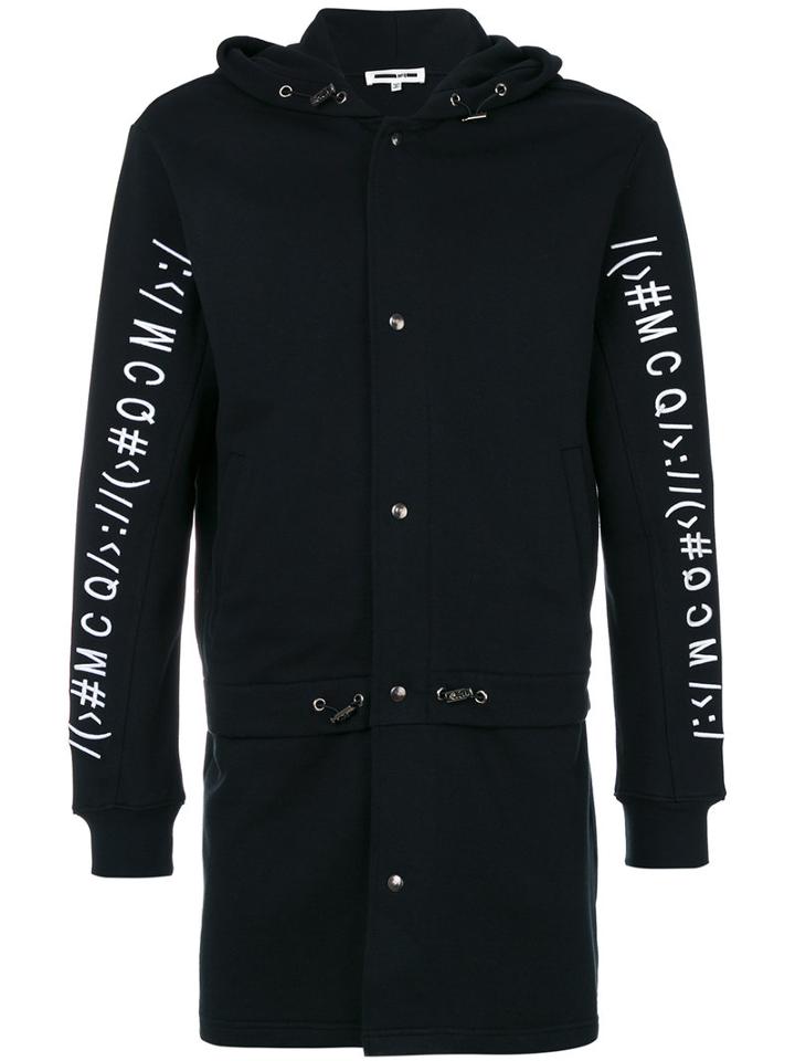 Mcq Alexander Mcqueen - Hooded Coat - Men - Cotton - M, Black, Cotton