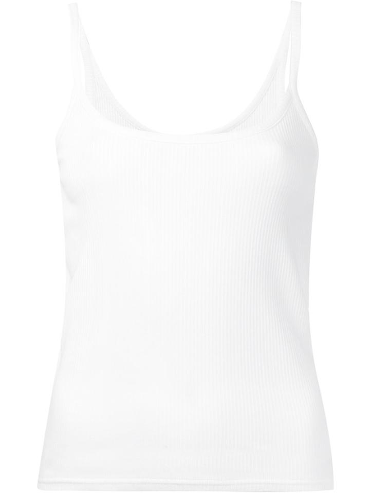 Cityshop - Cami Top - Women - Cotton/polyurethane - One Size, White, Cotton/polyurethane