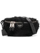 Moschino Faux Fur Belt Bag - Black