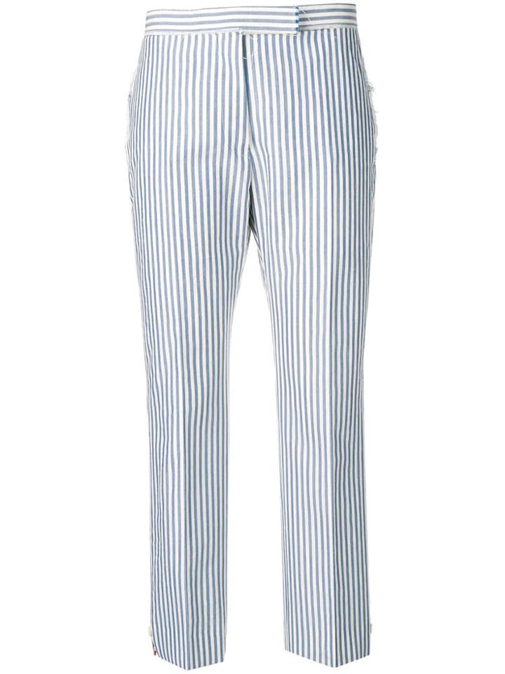 Thom Browne Bar Stripe Slim-fit Trouser - Blue