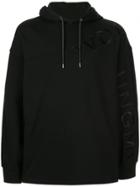 Wooyoungmi Embroidered Logo Hoodie - Black