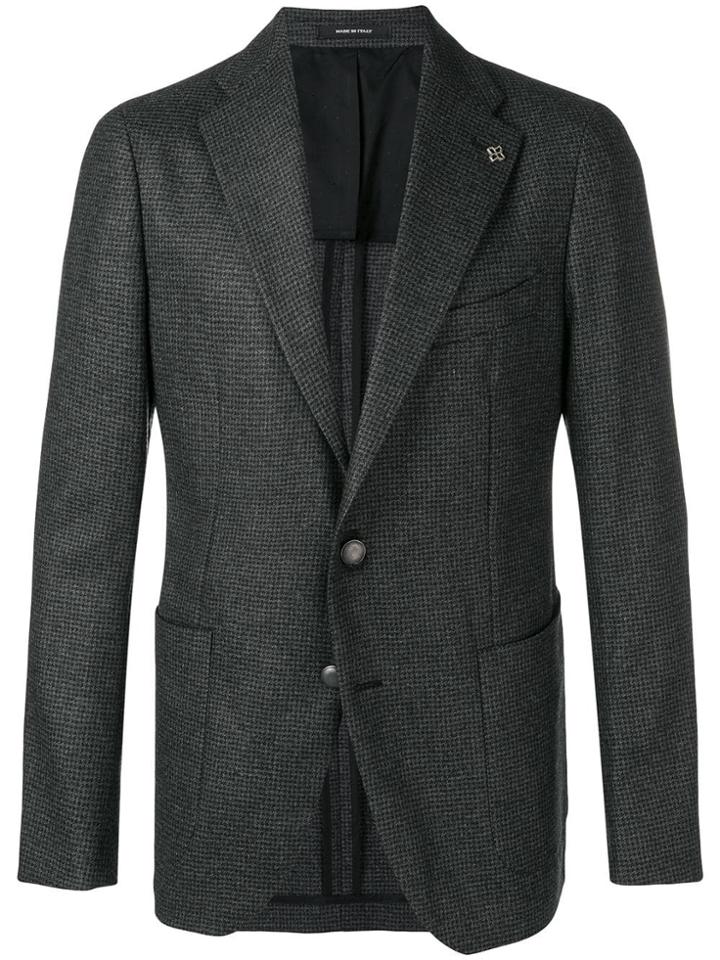 Tagliatore Micro Check Blazer - Grey