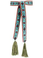 Etro African Embroidered Belt - Blue