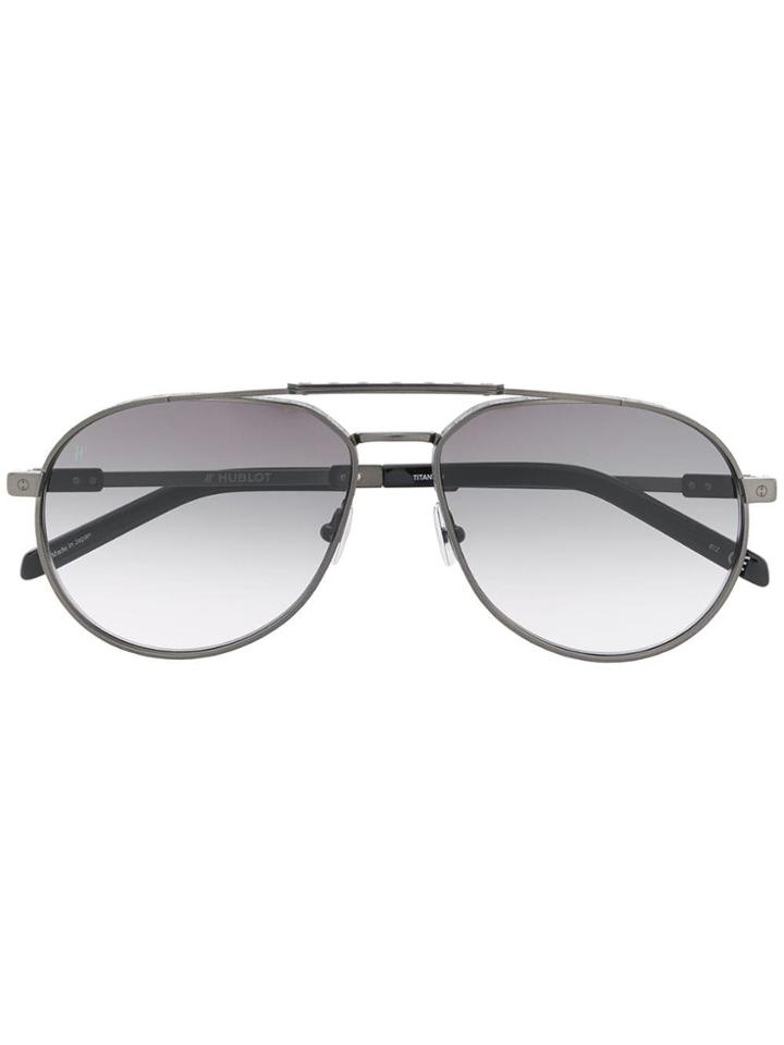 Hublot Eyewear Aviator Sunglassess - Silver