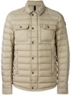 Moncler 'luberon' Padded Jacket, Men's, Size: 4, Nude/neutrals, Polyamide/feather Down