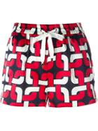 For Restless Sleepers Geometric Print Pyjama Shorts